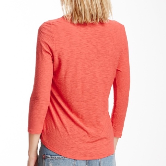 James Perse Scoop Long Sleeve Slub Tee Size 2 (M) - Picture 6 of 6